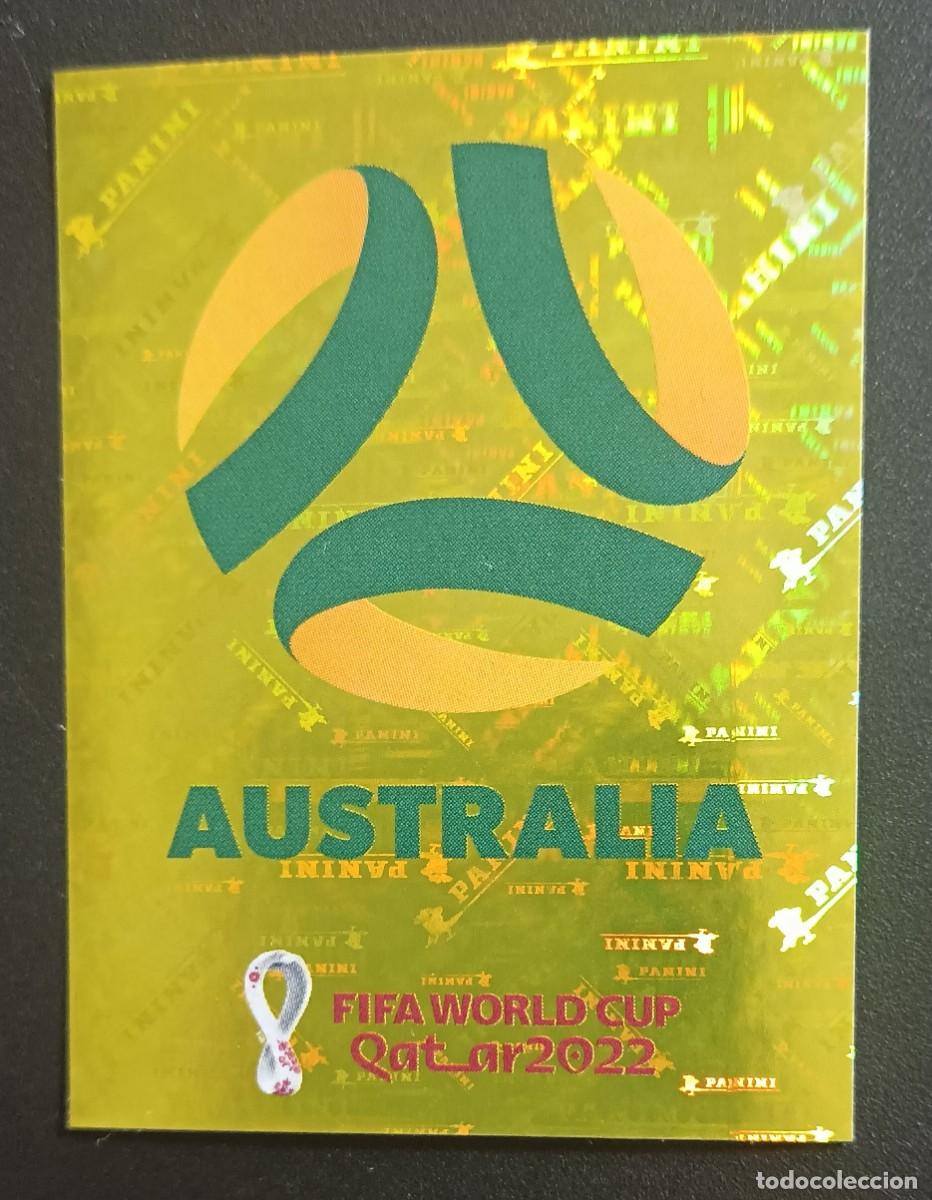 Cromos de F&uacute;tbol: CROMO AUS2 LOGO ESCUDO AUSTRALIA AUS2 FIFA WORLD CUP MUNDIAL QATAR 2022 22 STICKER PANINI
