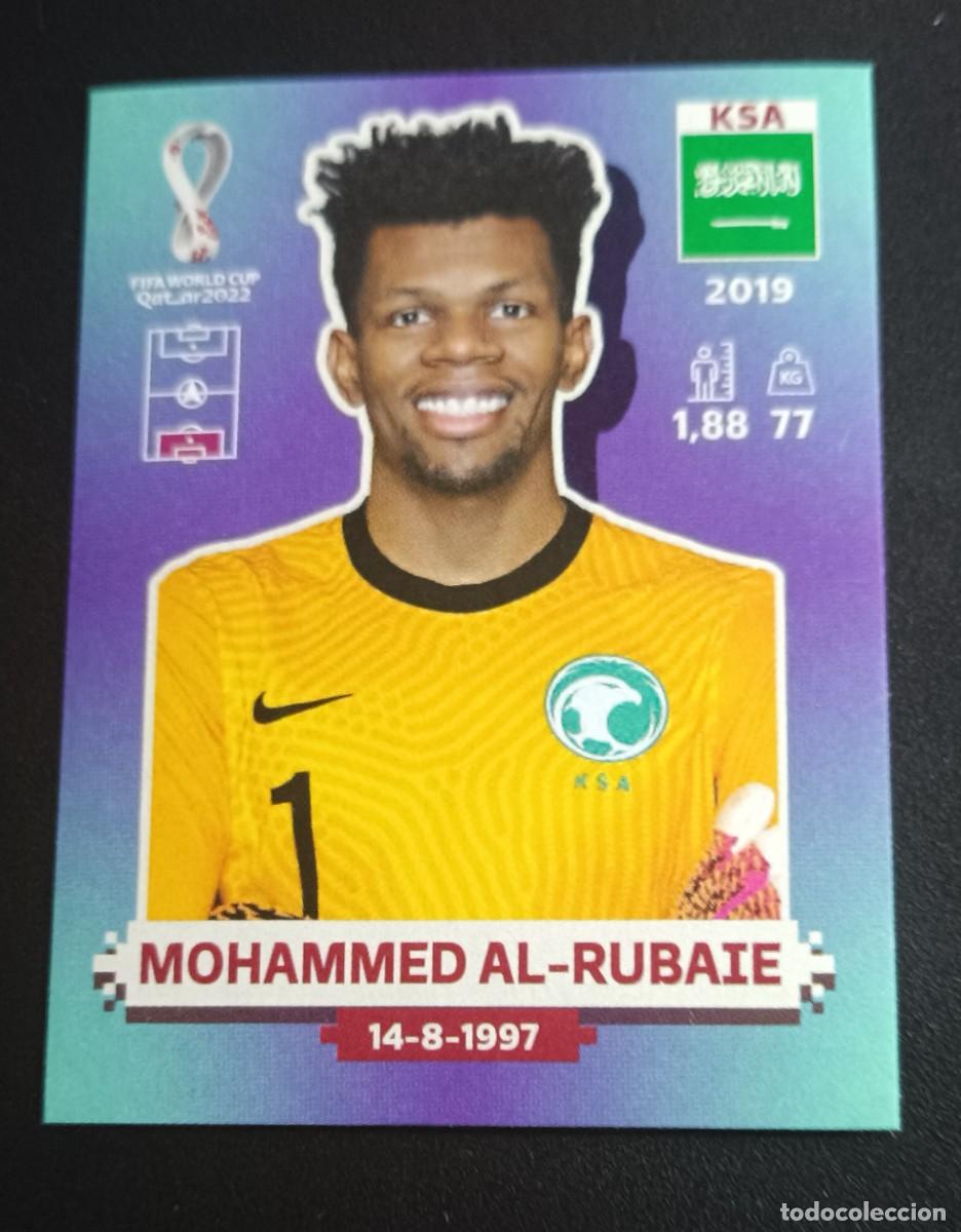 Cromos de f&uacute;tbol: CROMO KSA4 AL-RUBAIE ARABIA SAUDI STICKER PANINI MUNDIAL 2022 WORLD CUP QATAR COPA MUNDO