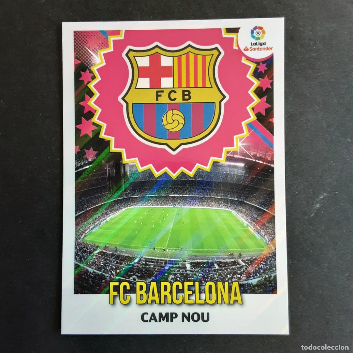 Fu&szlig;ball-Sticker: CROMO LIGA 2018 2019 18 19 COLECCIONES ESTE PANINI N&ordm;7 ESCUDO-BARCELONA NUNCA PEGADO