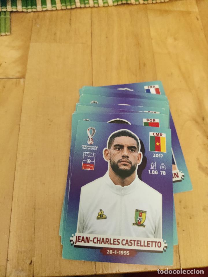 Fu&szlig;ball-Sticker: 5 castelleto camerun mundial sin pegar qatar catar 2022 2022