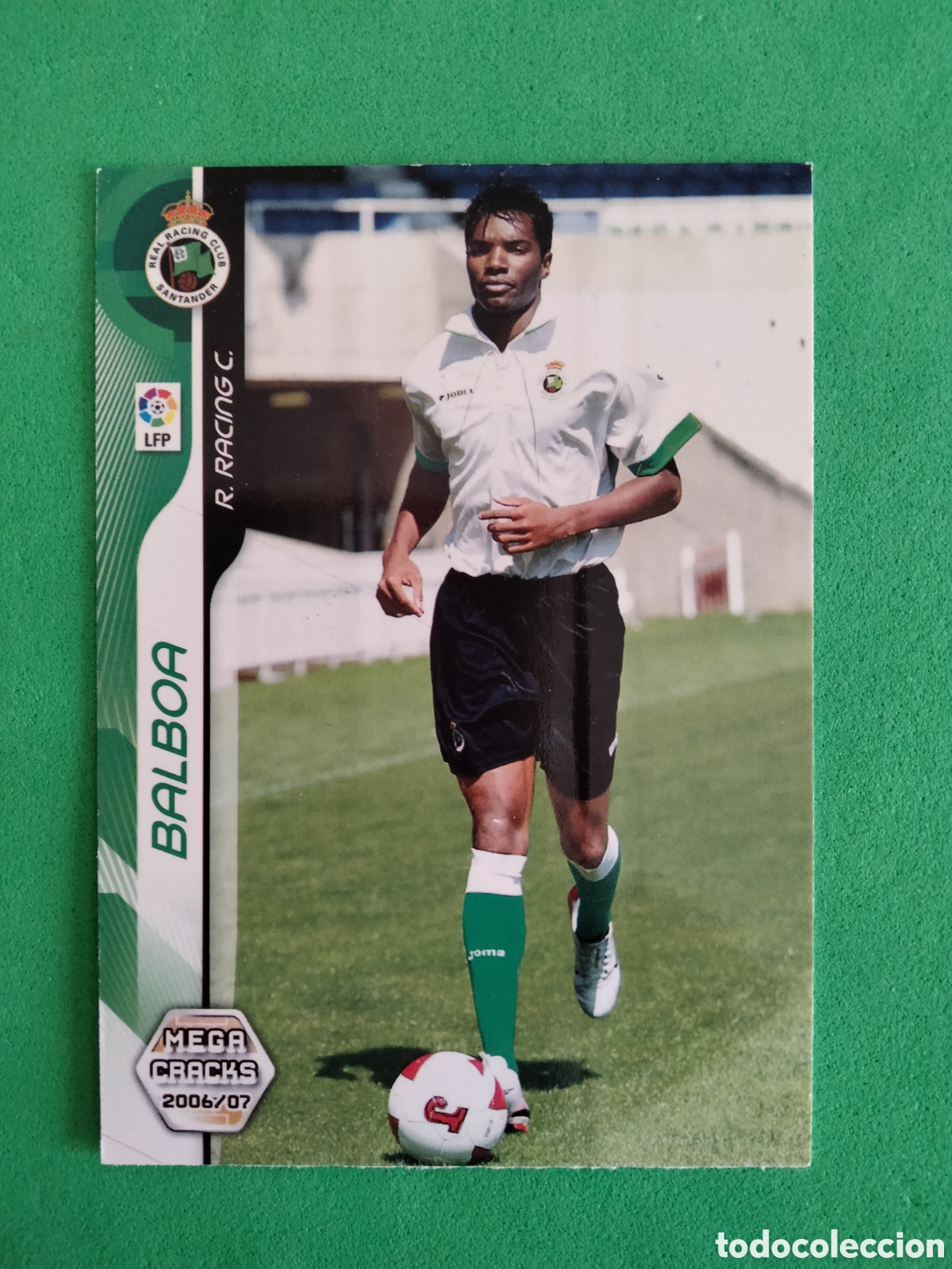 Fu&szlig;ball-Sticker: BALBOA 252 BIS RACING DE SANTANDER MEGACRACKS 2006 2007 MGK 06 07 NUEVO UNIFICO ENVIO