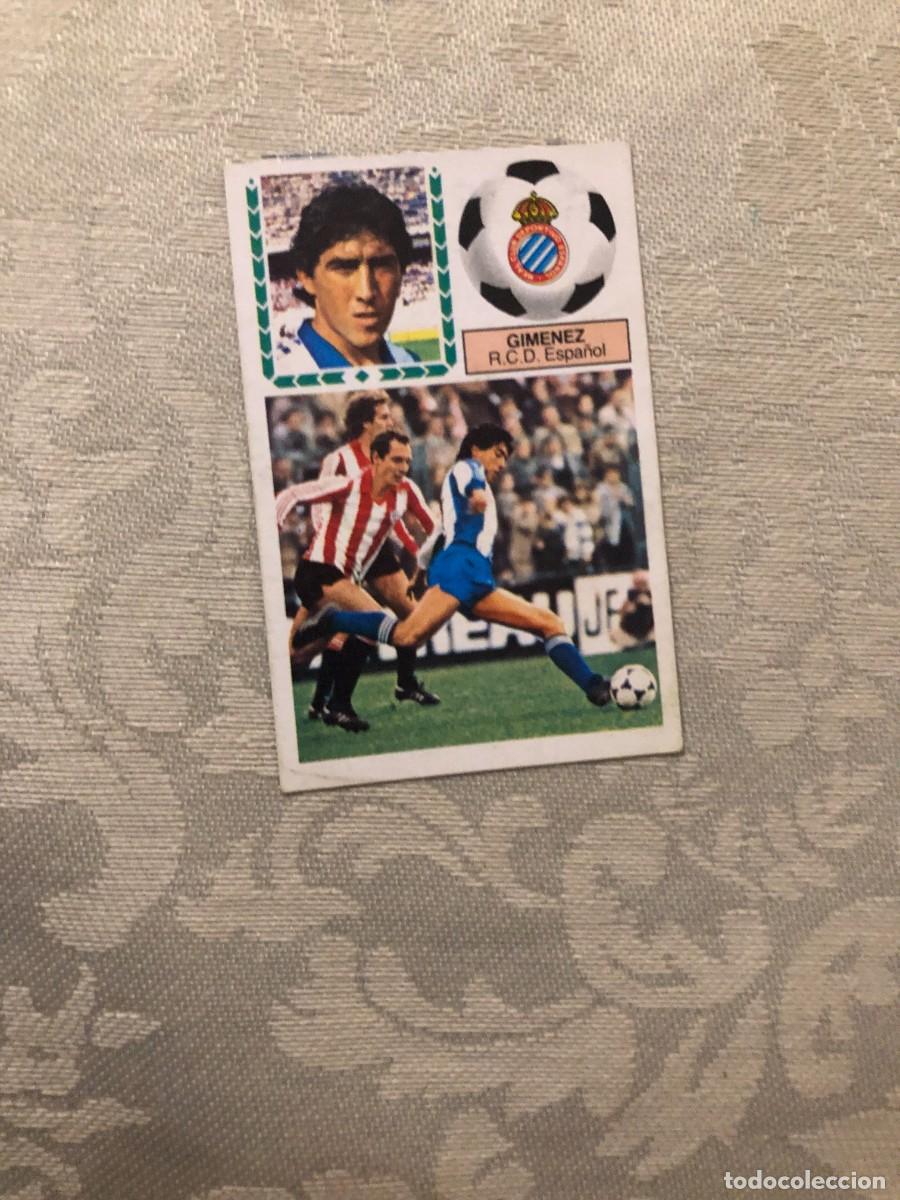 Cromos de f&uacute;tbol: GIMENEZ ESPA&Ntilde;OL EDICIONES ESTE 83-84 - Foto 1