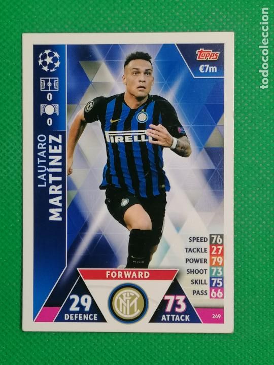 Cromos de F&uacute;tbol: 269 MARTINEZ MILAN MATCH ATTAX CHAMPIONS 18 19 2018 2019