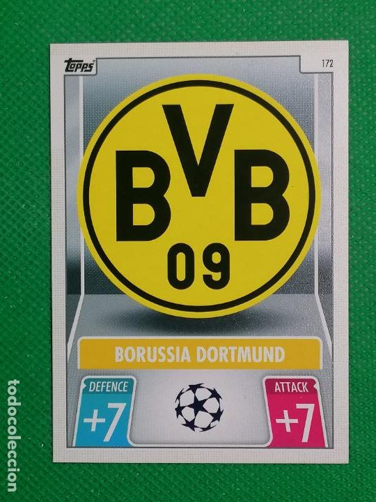 Cromos de f&uacute;tbol: 172 ESCUDO BORUSSIA MATCH ATTAX CHAMPIONS 21 22 2021 2022
