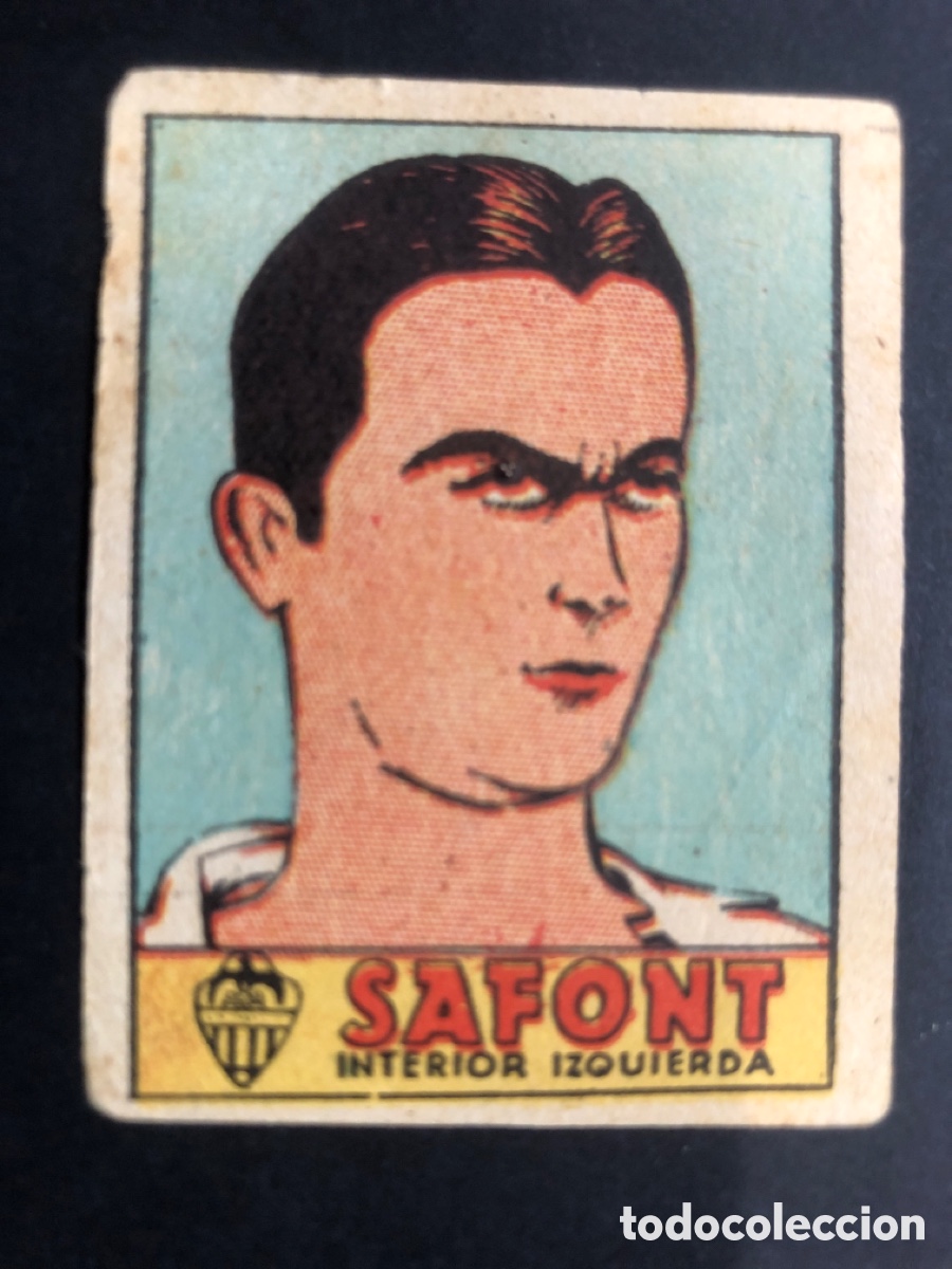 Cromos de Futebol: CROMO FUTBO SIN PEGAR SAFONT CASTELLON LIGA 1941 CROMO CULTURA EDITORIAL BRUGUERA