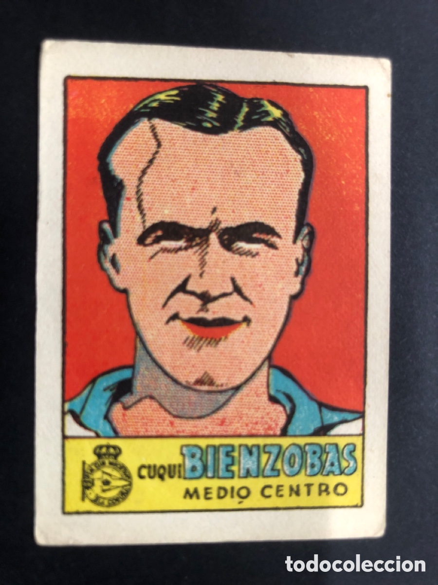 Cromos de Futebol: CROMO FUTBO SIN PEGAR BIENZOBAS DEPORTIVO LA CORU&Ntilde;A LIGA 1941 CROMO CULTURA EDITORIAL BRUGUERA