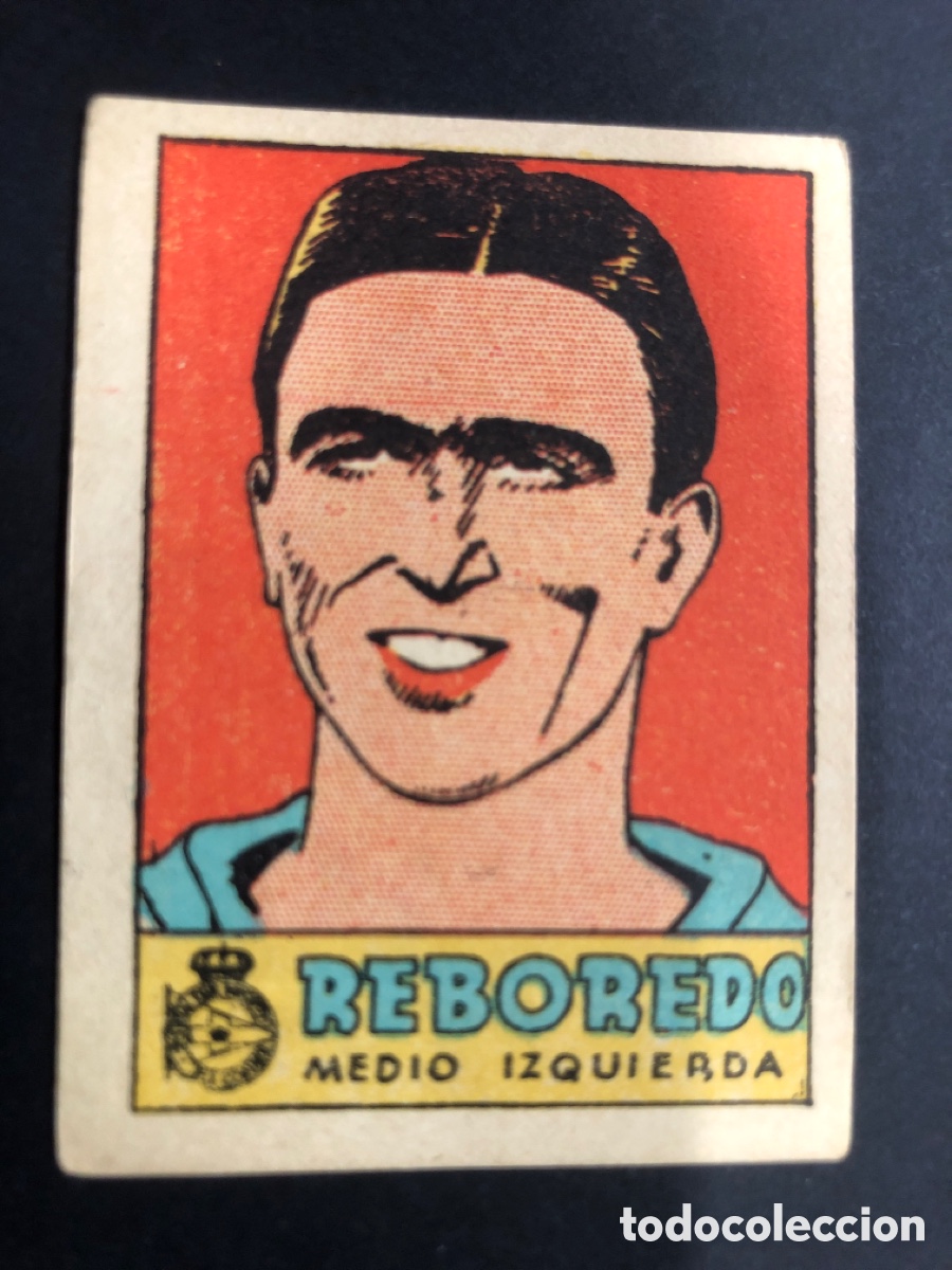 Cromos de Futebol: CROMO FUTBO SIN PEGAR REBOREDO DEPORTIVO LA CORU&Ntilde;A LIGA 1941 CROMO CULTURA EDITORIAL BRUGUERA