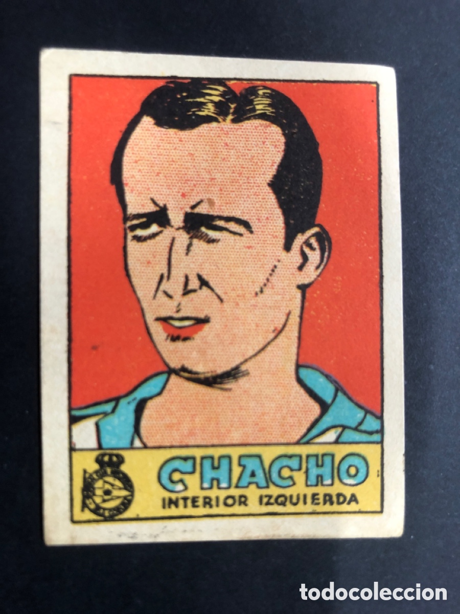 Cromos de f&uacute;tbol: CROMO FUTBO SIN PEGAR CHACHO DEPORTIVO LA CORU&Ntilde;A LIGA 1941 CROMO CULTURA EDITORIAL BRUGUERA