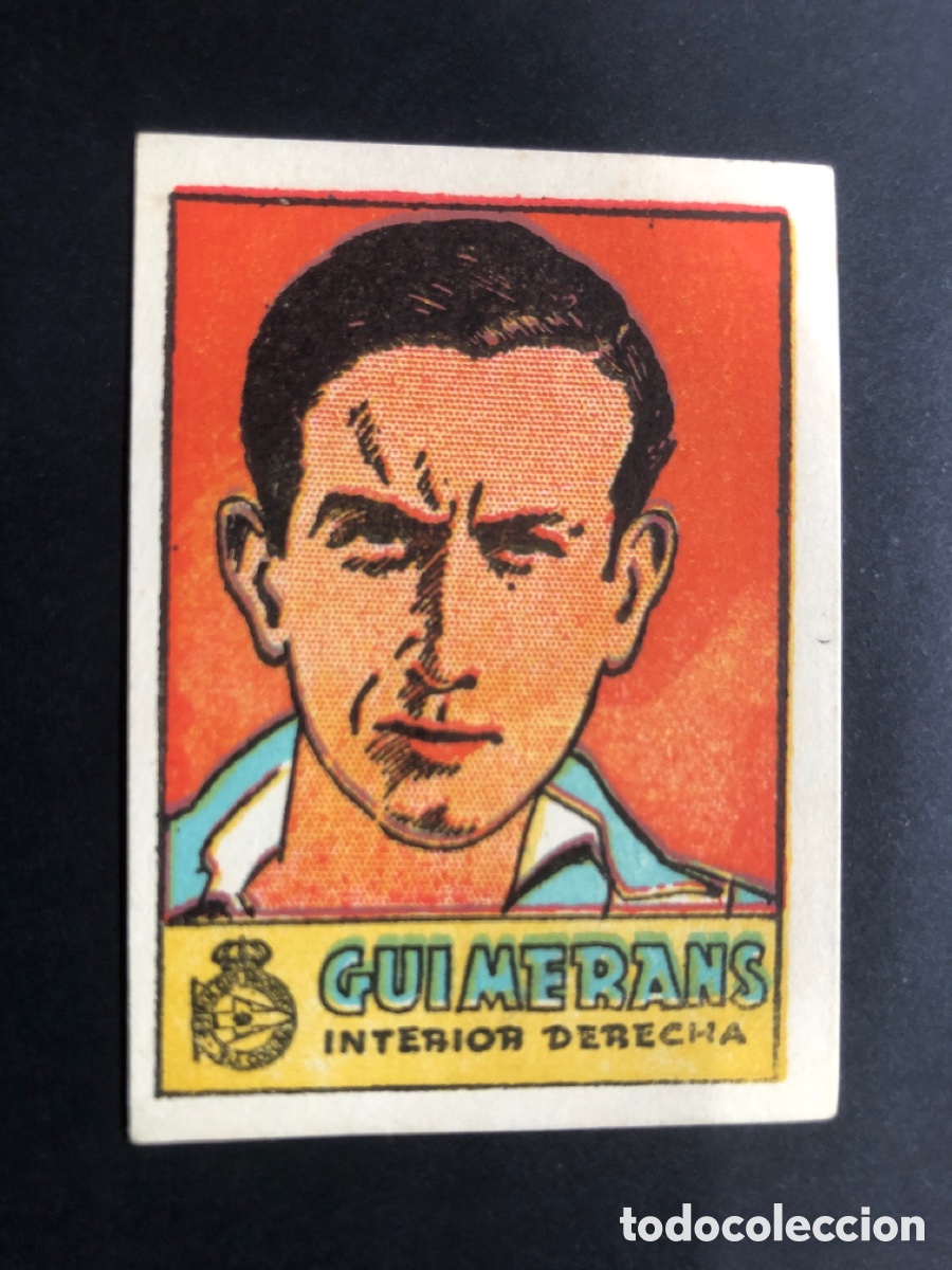 Cromos de f&uacute;tbol: CROMO FUTBO SIN PEGAR GUIMERANS DEPORTIVO LA CORU&Ntilde;A LIGA 1941 CROMO CULTURA EDITORIAL BRUGUERA