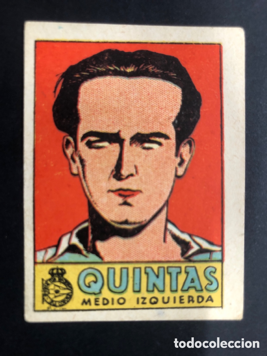 Cromos de f&uacute;tbol: CROMO FUTBO SIN PEGAR QUINTAS DEPORTIVO LA CORU&Ntilde;A LIGA 1941 CROMO CULTURA EDITORIAL BRUGUERA