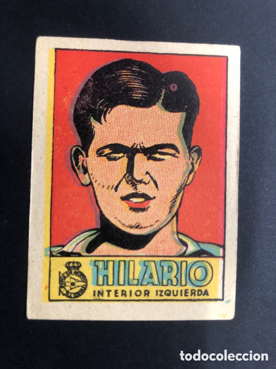 Cromos de f&uacute;tbol: CROMO FUTBO SIN PEGAR HILARIO DEPORTIVO LA CORU&Ntilde;A LIGA 1941 CROMO CULTURA EDITORIAL BRUGUERA