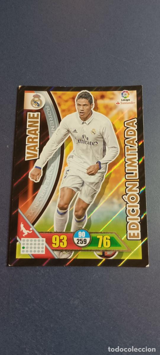Cromos de f&uacute;tbol: VARANE EDICION LIMITADA 16-17 - Foto 1