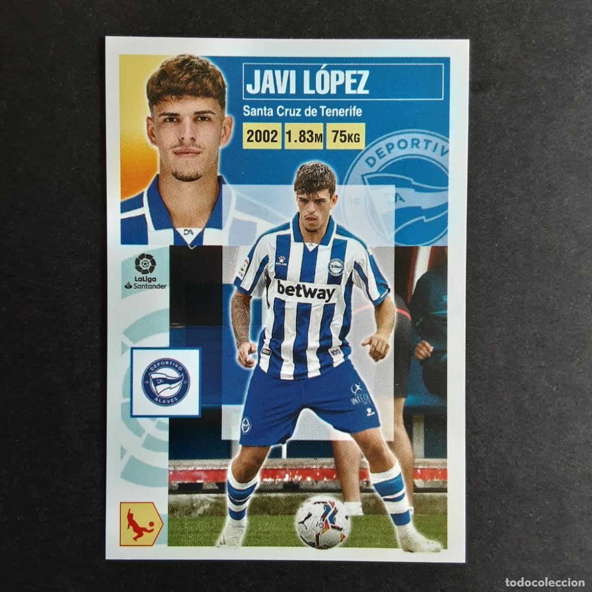 Cromos de F&uacute;tbol: CROMO LIGA 2020 2021 20 21 COLECCIONES ESTE PANINI N&ordm;7 JAVI LOPEZ-ALAVES NUNCA PEGADO