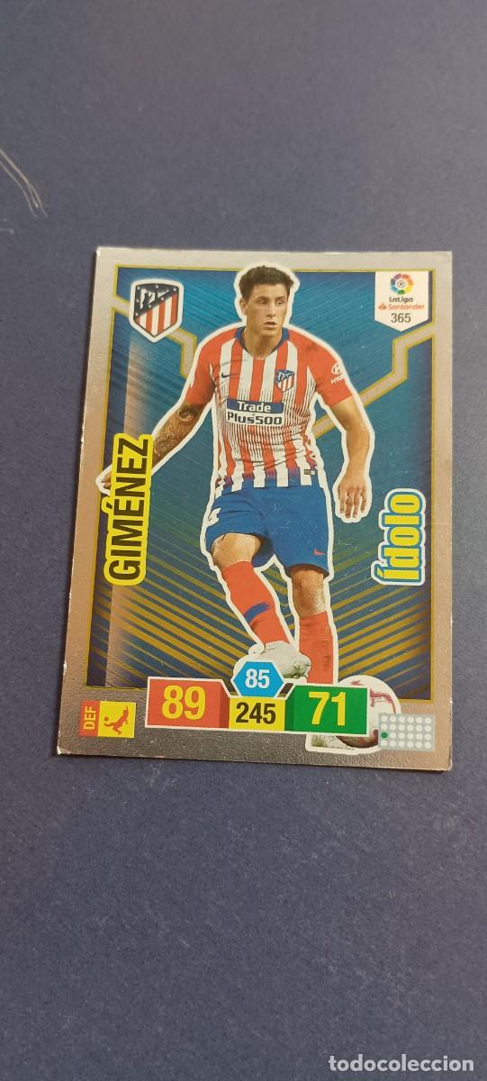 Cromos de f&uacute;tbol: GIMENEZ, IDOLO 2018 19. - Foto 1