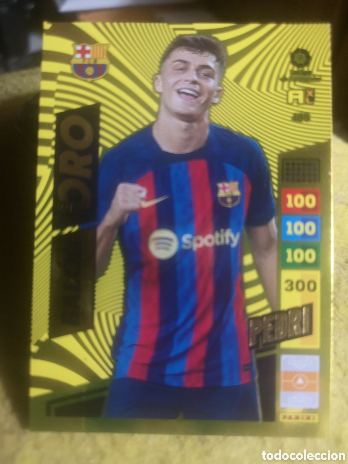 Cromos de F&uacute;tbol: ADRENALYN 2022 2023 - 22 23 BALON DE ORO PEDRI BARCELONA