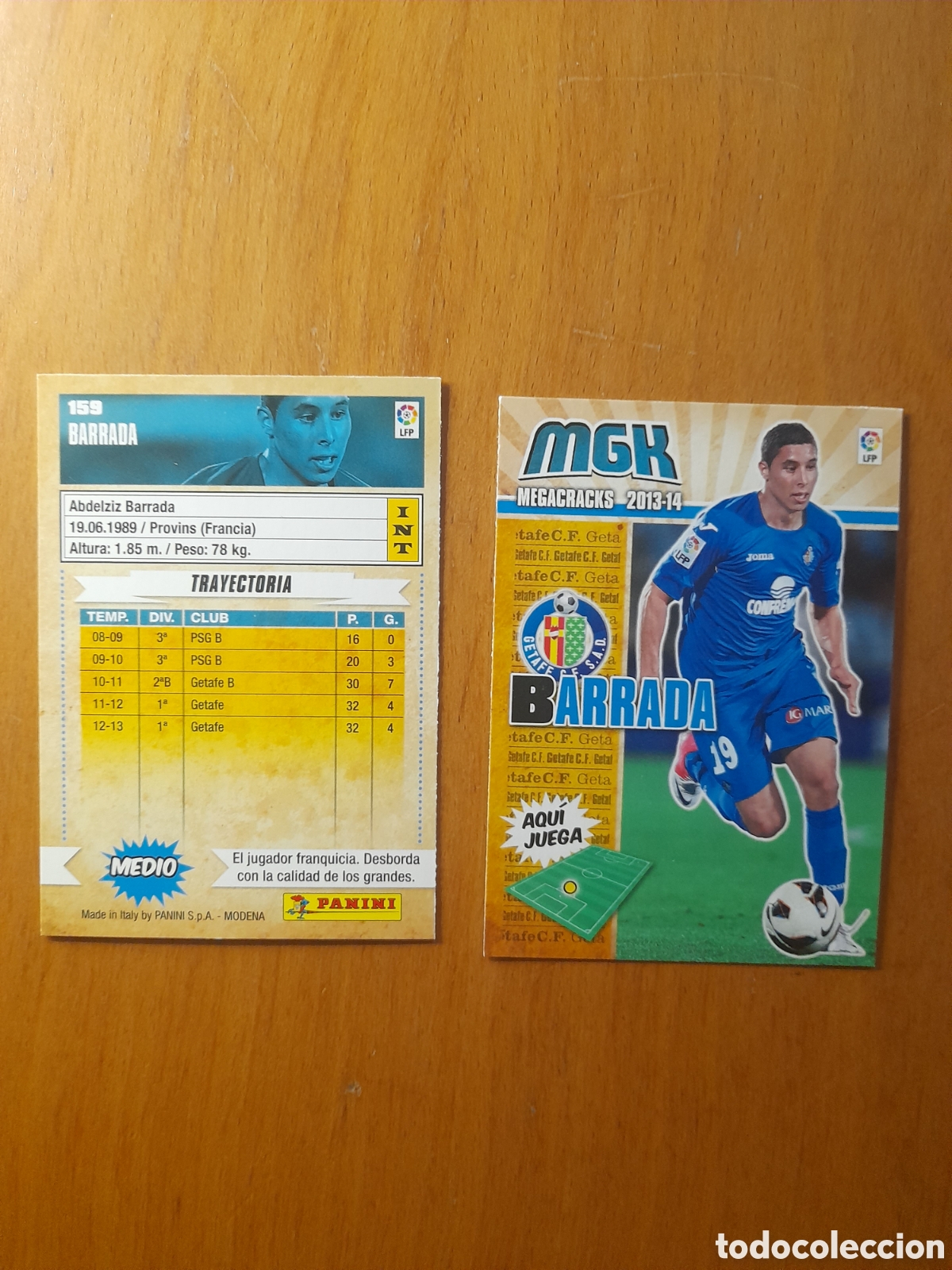 Cromos de f&uacute;tbol: N&deg;159 Barrada Megacracks 2013/2014 - Foto 1