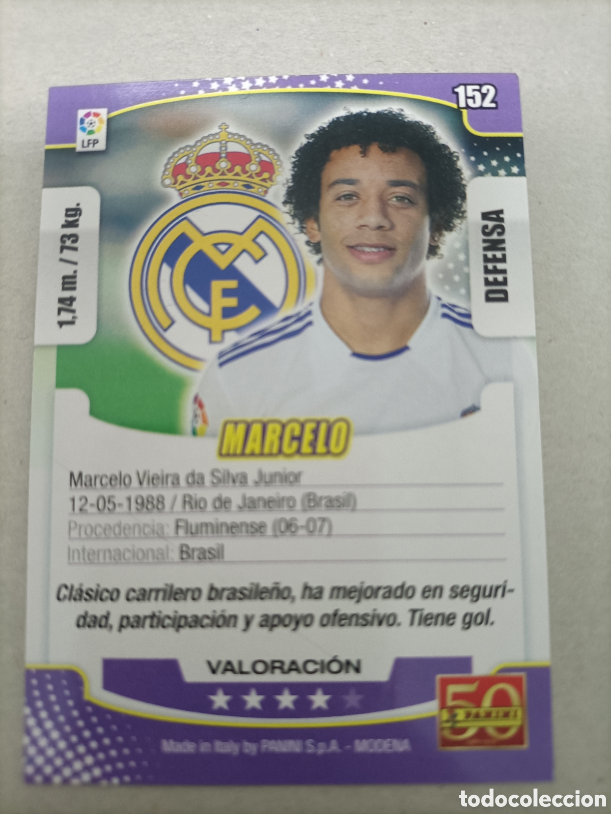 Cromos de f&uacute;tbol: Marcelo Real Madrid Megacracks 2011/12 - Foto 2
