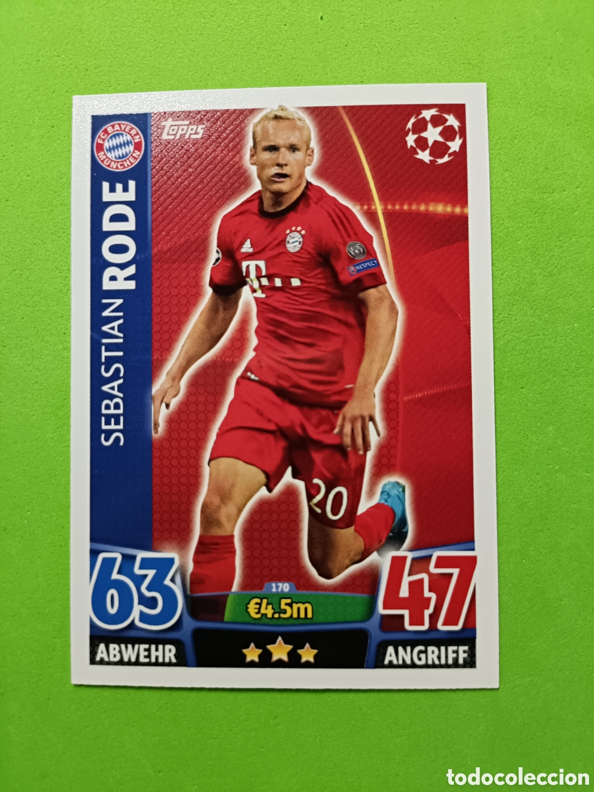 Cromos de f&uacute;tbol: UEFA Champions match attax topps 2015 2016 15 16 - 170 Rode