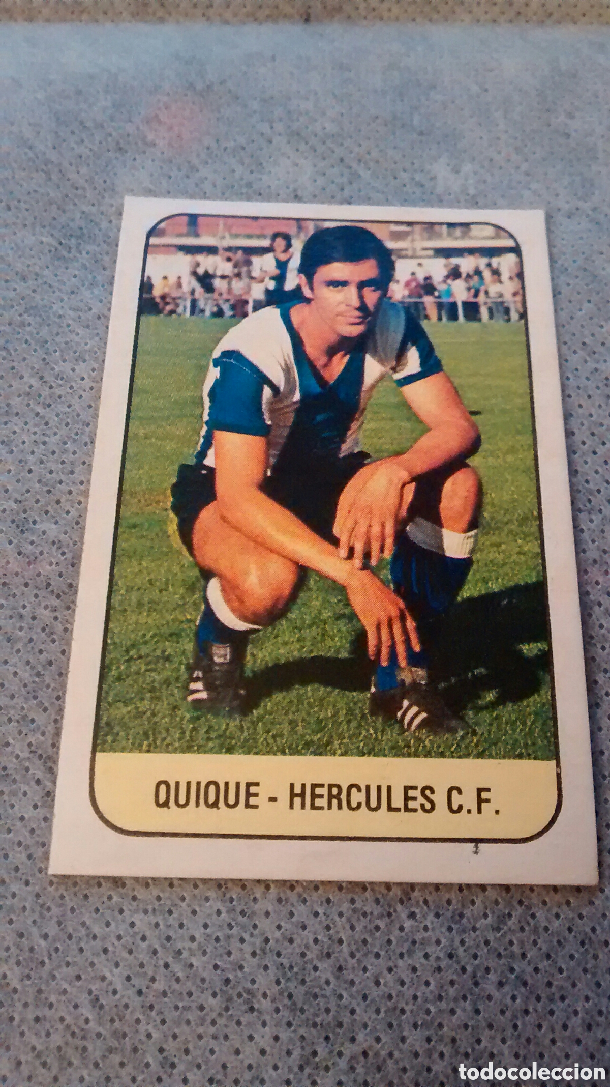 Cromos de f&uacute;tbol: QUIQUE, HERCULES, EDICIONES ESTE 78 79 DESPEGADO - Foto 1