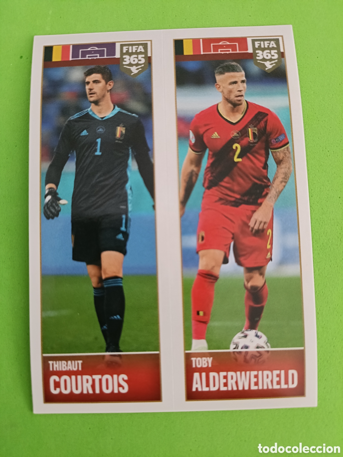 Cromos de F&uacute;tbol: Panini FIFA STICKER FIFA 365 2021 2022 21 22 - 349 a b Courtois Alderweireld