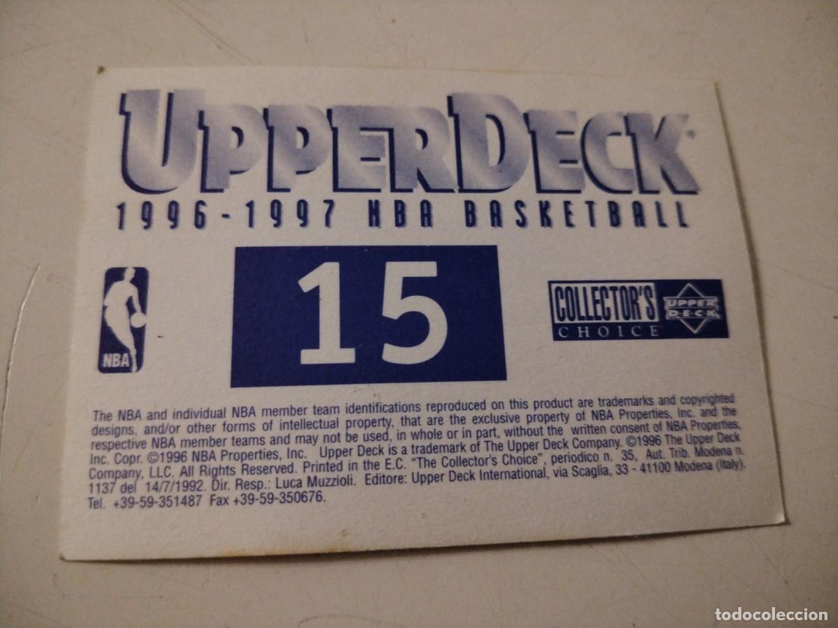 Cromos de f&uacute;tbol: Loy vaught- 15-UpperDeck 1996-1997 HBA - Foto 2