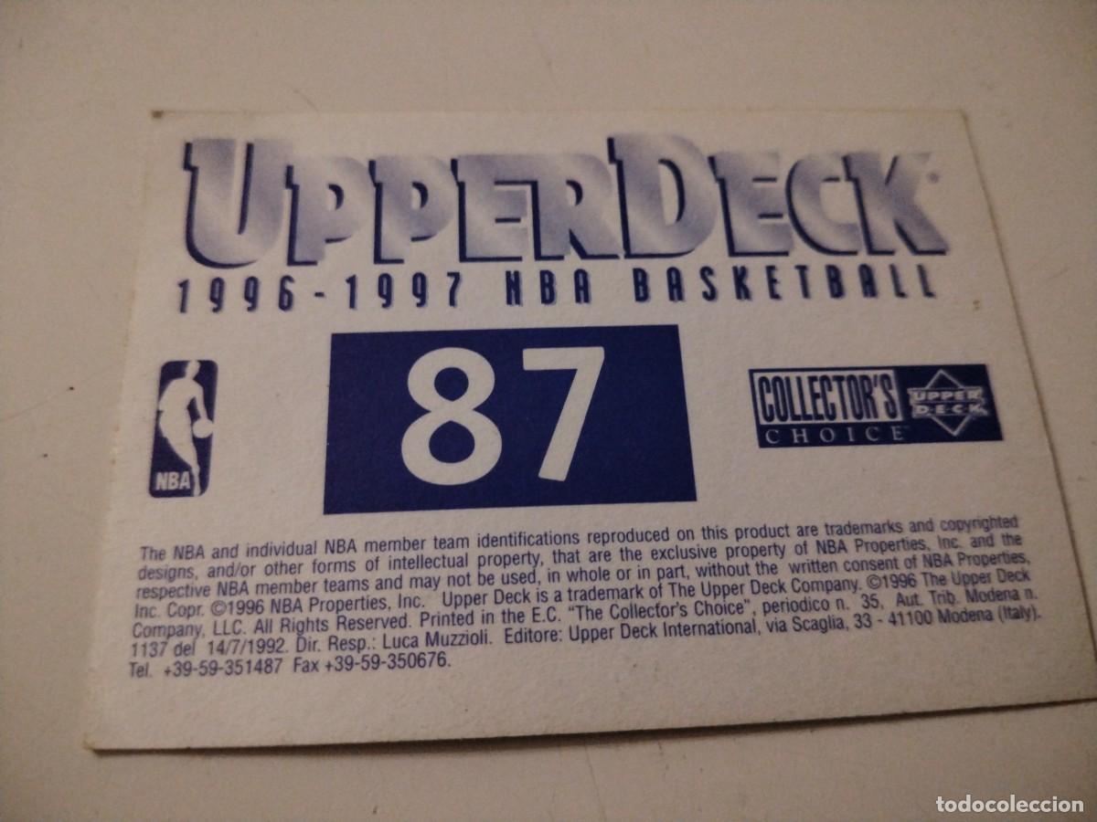 Cromos de f&uacute;tbol: Greg anthony- 87-UpperDeck 1996-1997 HBA - Foto 2