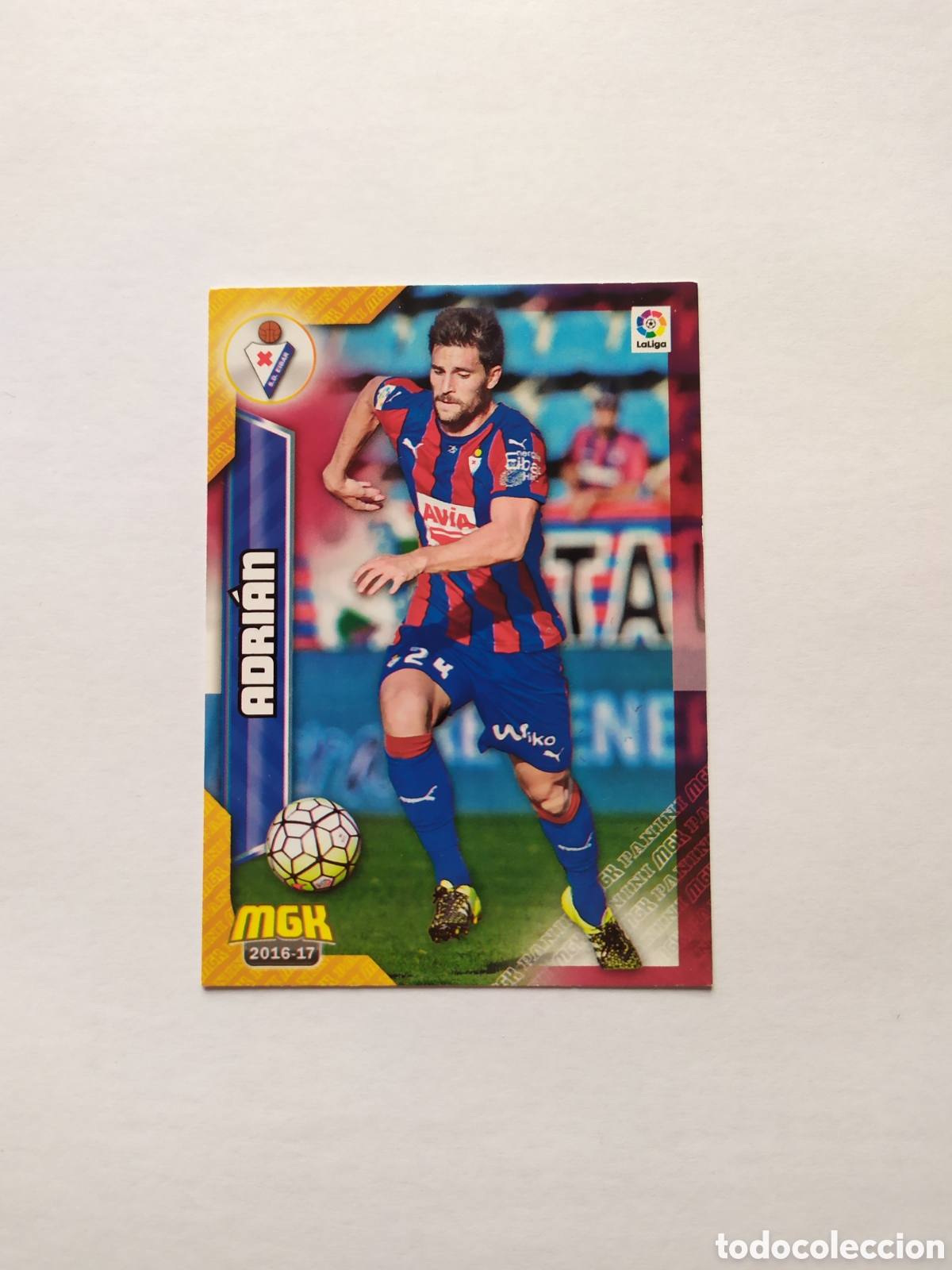 Cromos de f&uacute;tbol: Megacracks 2016 2017 16 17 panini Adri&aacute;n n&deg; 202 Eibar - Foto 1