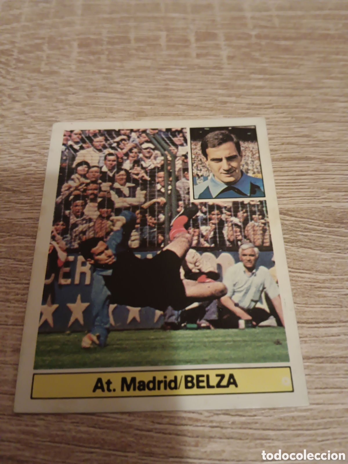 Fu&szlig;ball-Sticker: Belza baja Atletico de Madrid muy dif&iacute;cil liga 1981 1982 81 82 ediciones este, nuevo