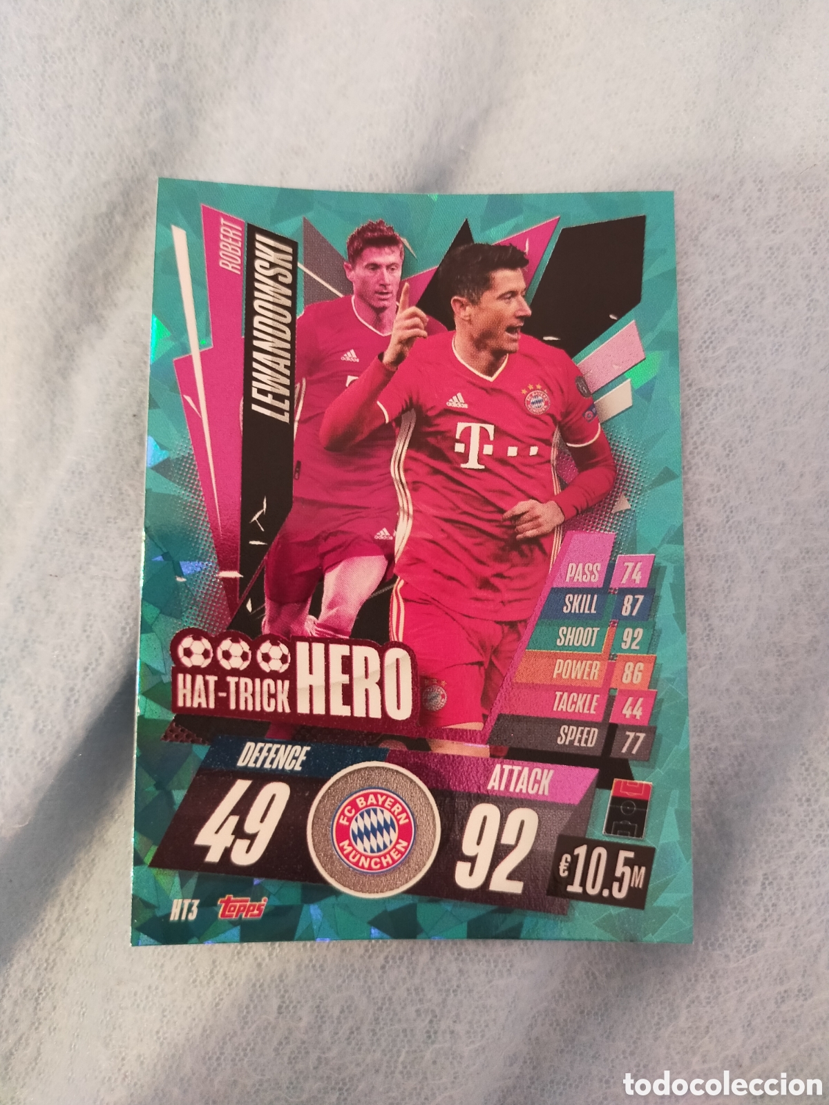Cromos de f&uacute;tbol: Ht3 hat-trick Hero Lewandowski - Foto 1