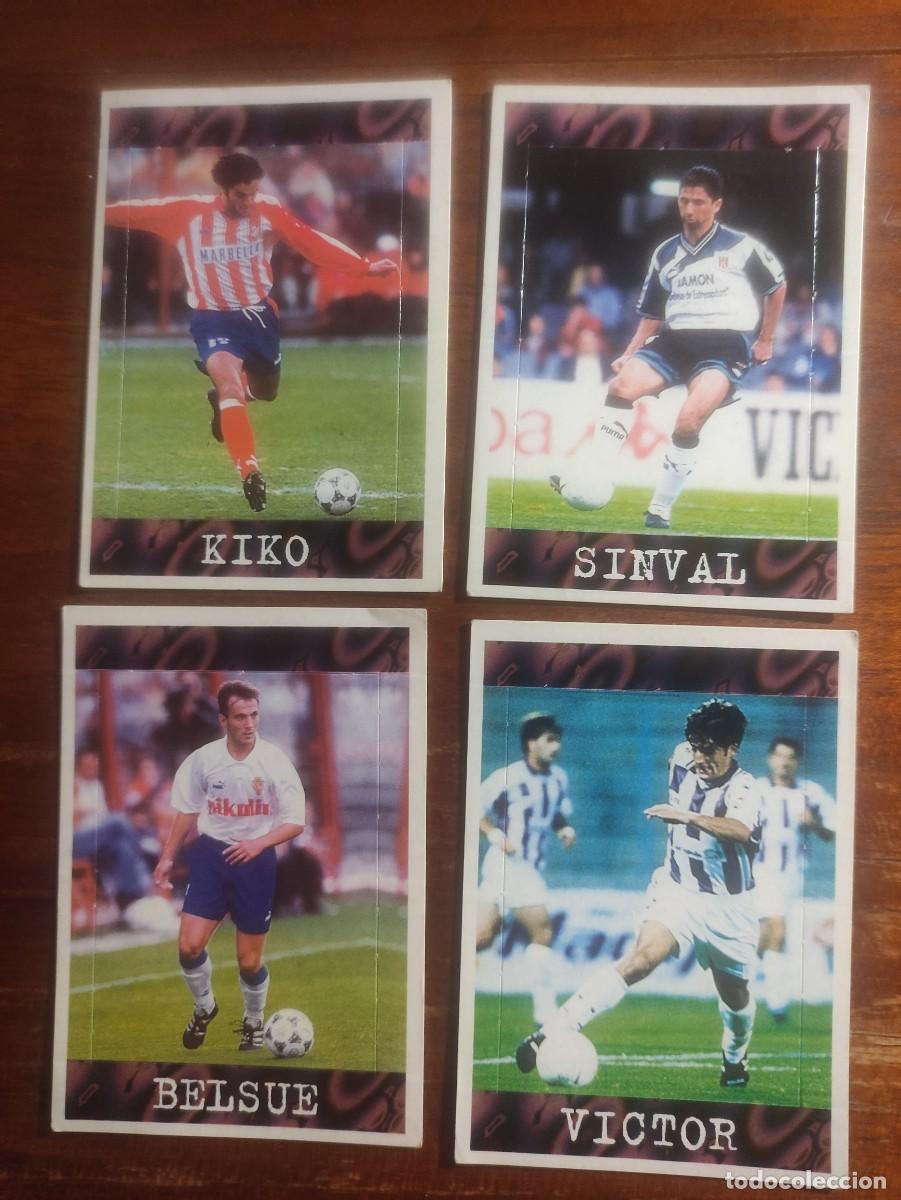 Cromos de F&uacute;tbol: 4 pop ups album liga 97/98, Panini 1997 1998