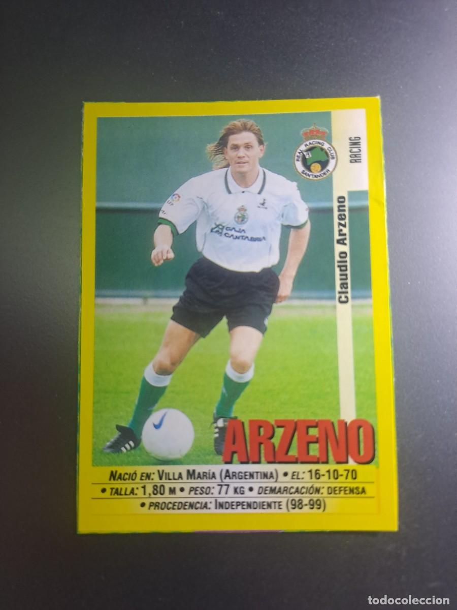 Cromos de Futebol: CROMO ARZENO 271 RACING DE SANTANDER LIGA 1999 2000 99 00 FUTBOL PANINI SPORTS RECORTADO
