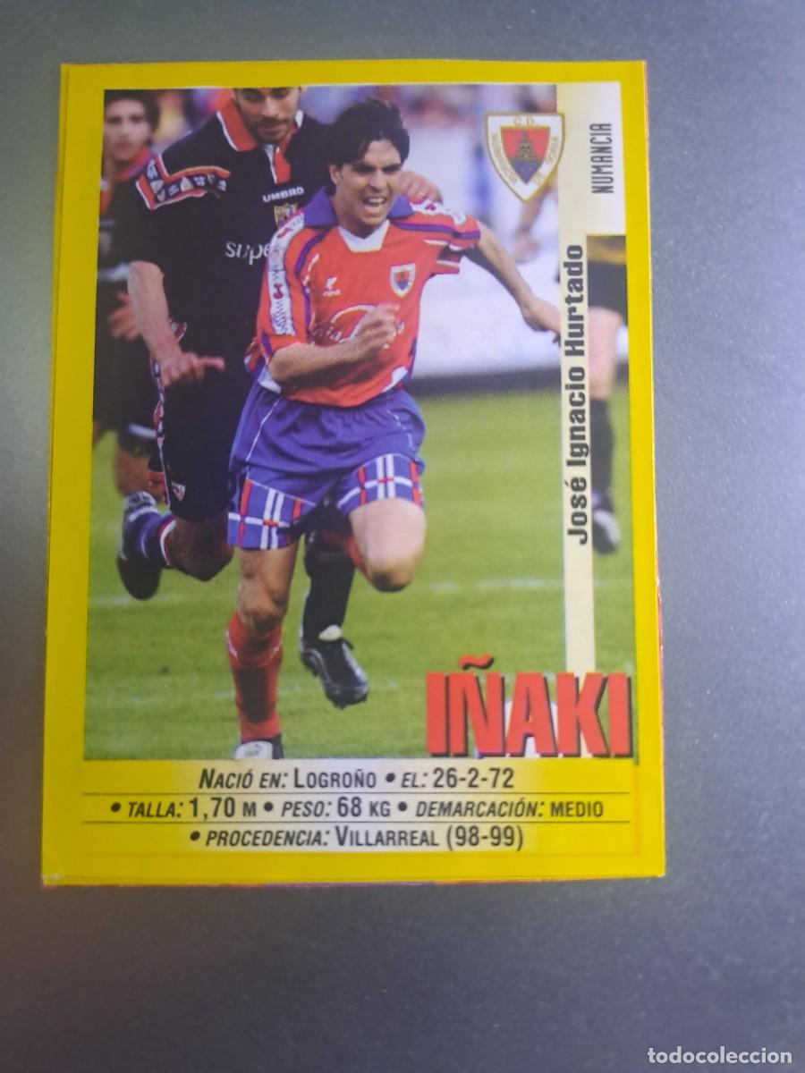 Figurine di Calcio: CROMO I&Ntilde;AKI 334 NUMANCIA LIGA 1999 2000 99 00 FUTBOL PANINI SPORTS RECORTADO