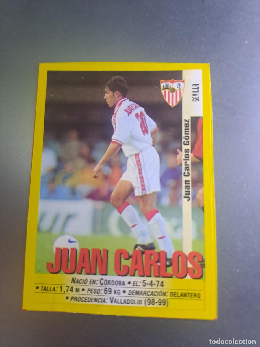 Fu&szlig;ball-Sticker: CROMO JUAN CARLOS 377 SEVILLA LIGA 1999 2000 99 00 FUTBOL PANINI SPORTS RECORTADO