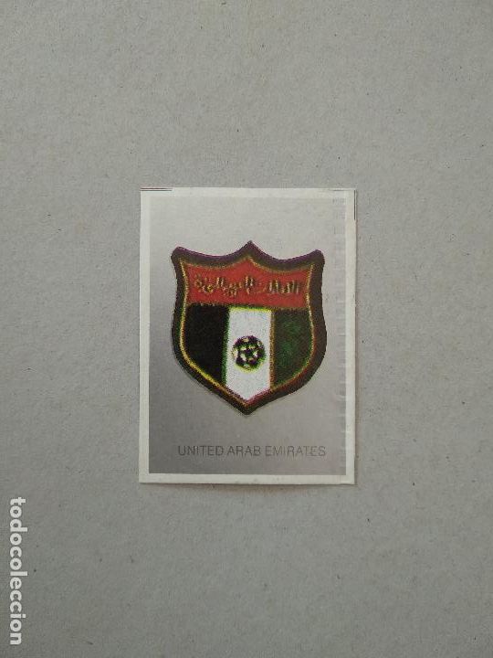 Cromos de Futebol: ESCUDO EMIRATOS ARABES CROMO FUTBOL MUNDIAL 1990 REYAUCA WORLD CUP COPA MUNDO