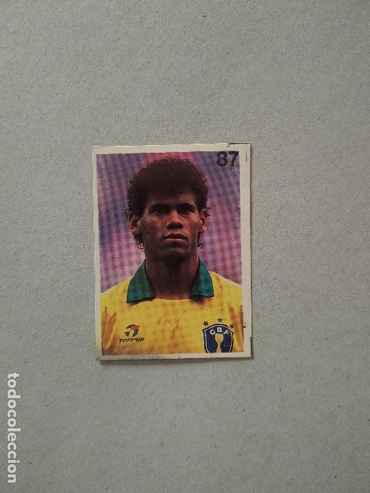 Fu&szlig;ball-Sticker: 87 ALDAIR BRASIL CROMO FUTBOL MUNDIAL 1990 REYAUCA WORLD CUP COPA MUNDO