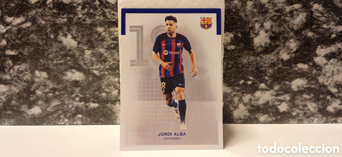 Cromos de f&uacute;tbol: SET DEL BARCA 22/23-JORDI ALBA - Foto 1