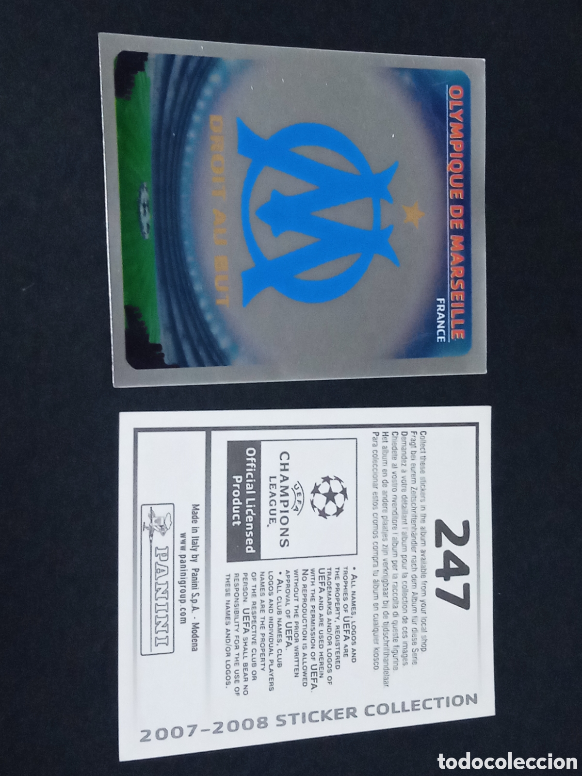Lot De 30 Stickers Panini Olympique De Marseille (OM) - Supporters, Fan, Collection