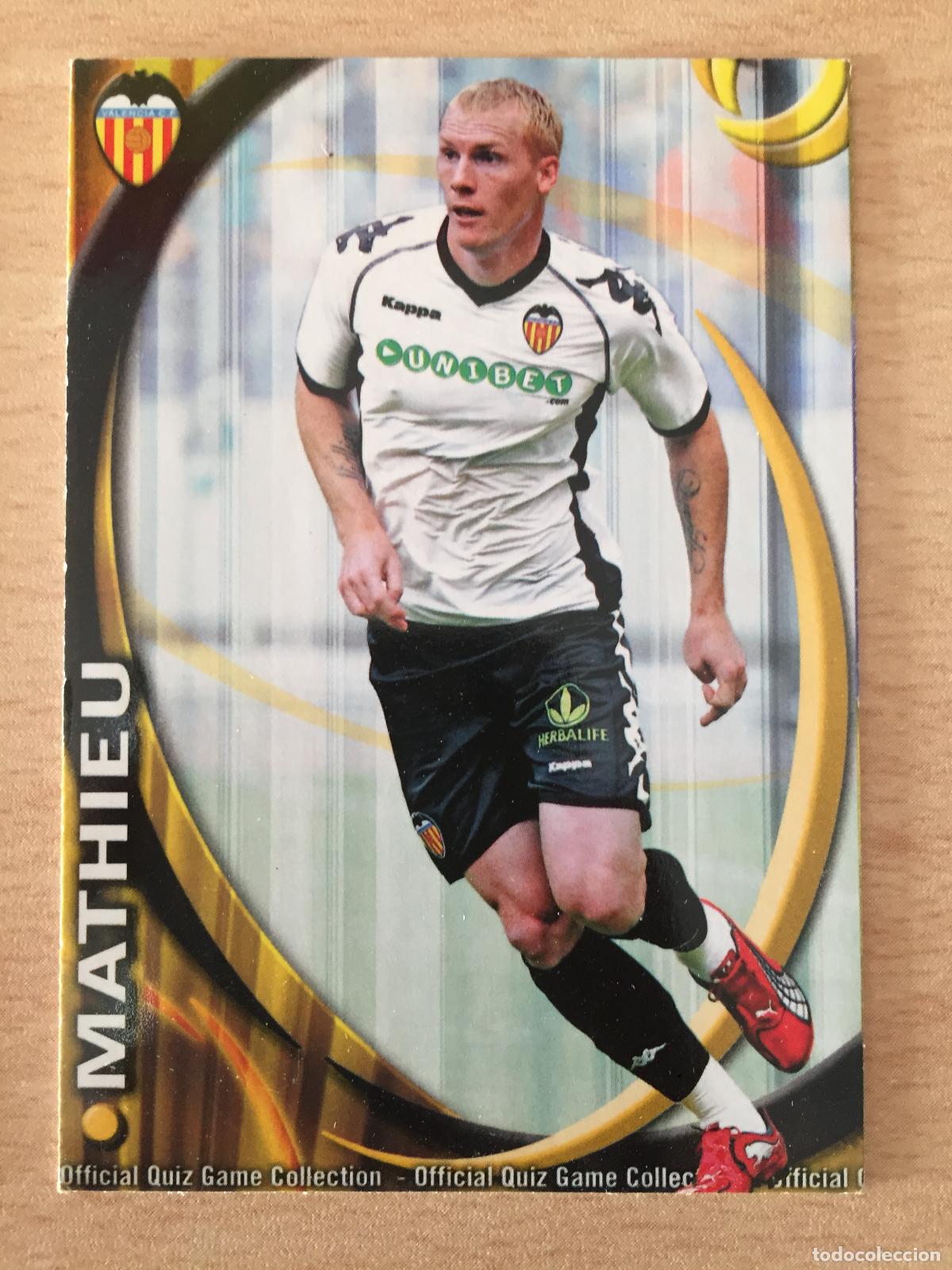 Cromos de f&uacute;tbol: 2010-2011 - 64 MATHIEU - VALENCIA CF - MUNDICROMO - Foto 1