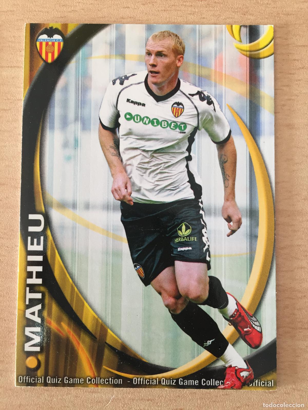 Cromos de f&uacute;tbol: 2010-2011 - 64 MATHIEU - VALENCIA CF - MUNDICROMO - Foto 1
