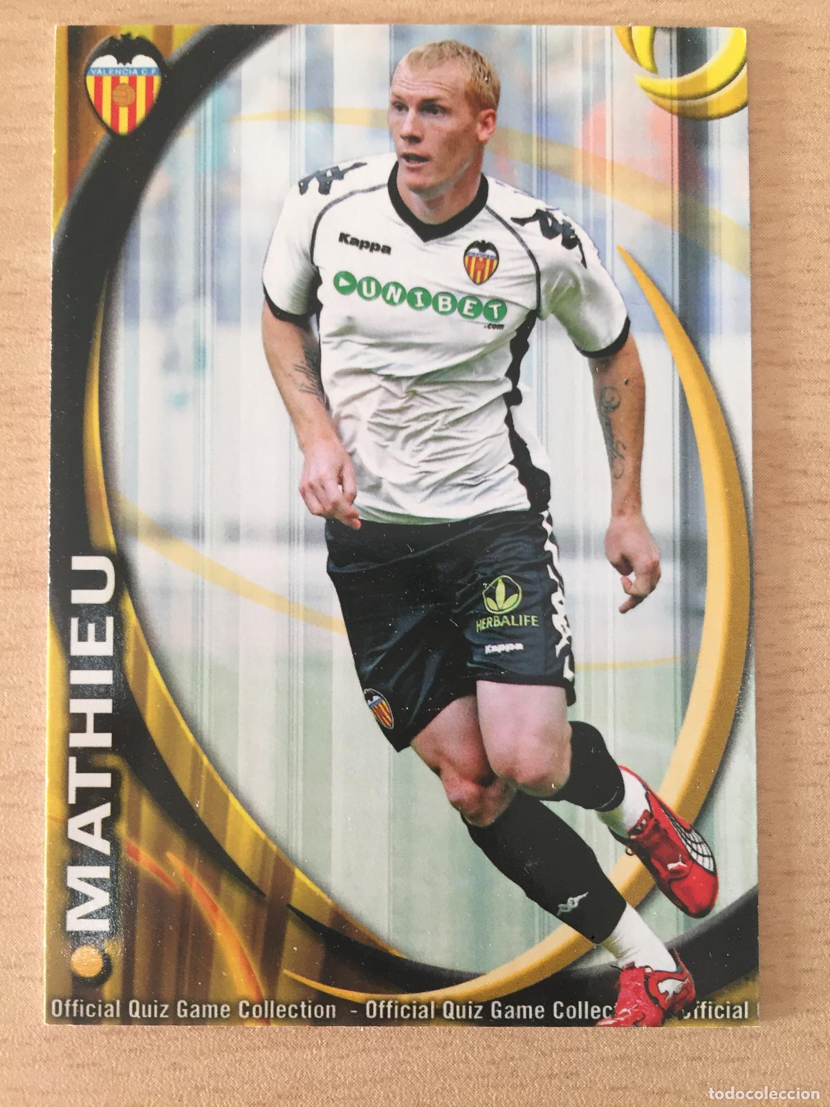 Cromos de f&uacute;tbol: 2010-2011 - 64 MATHIEU - VALENCIA CF - MUNDICROMO - Foto 1