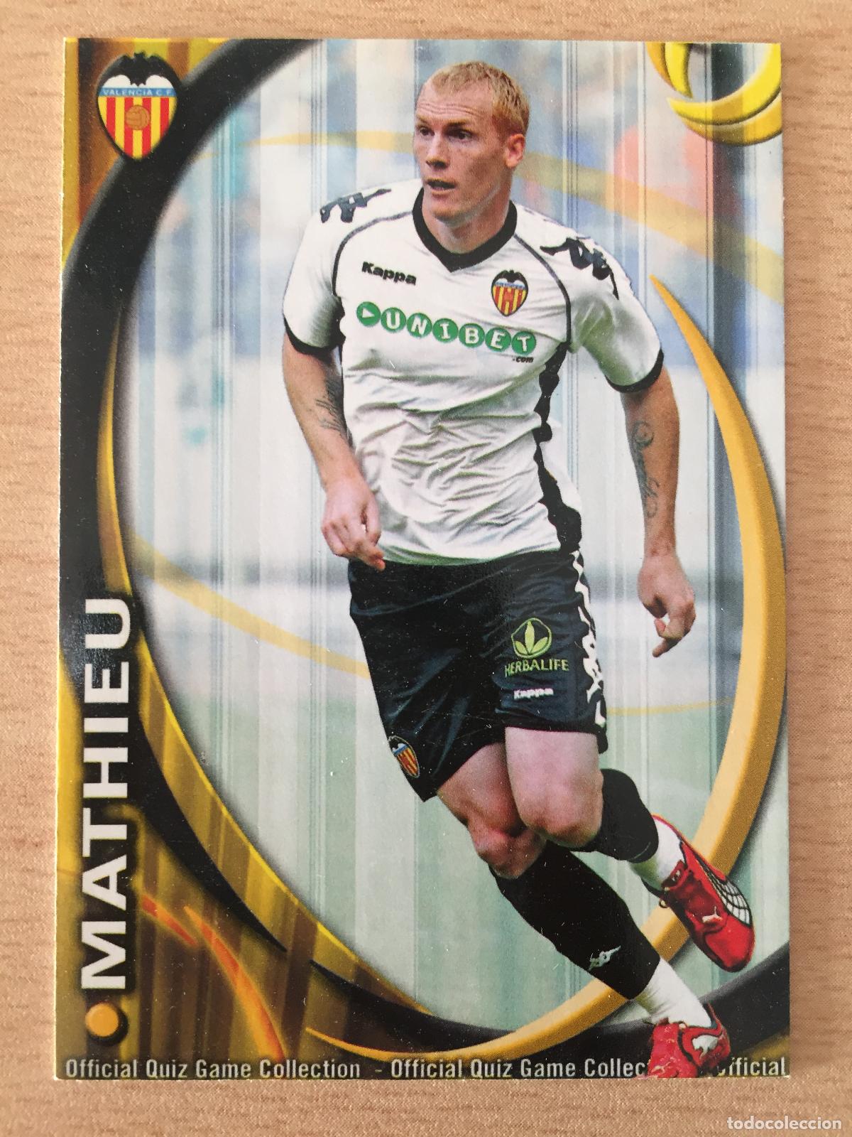 Cromos de f&uacute;tbol: 2010-2011 - 64 MATHIEU - VALENCIA CF - MUNDICROMO - Foto 1