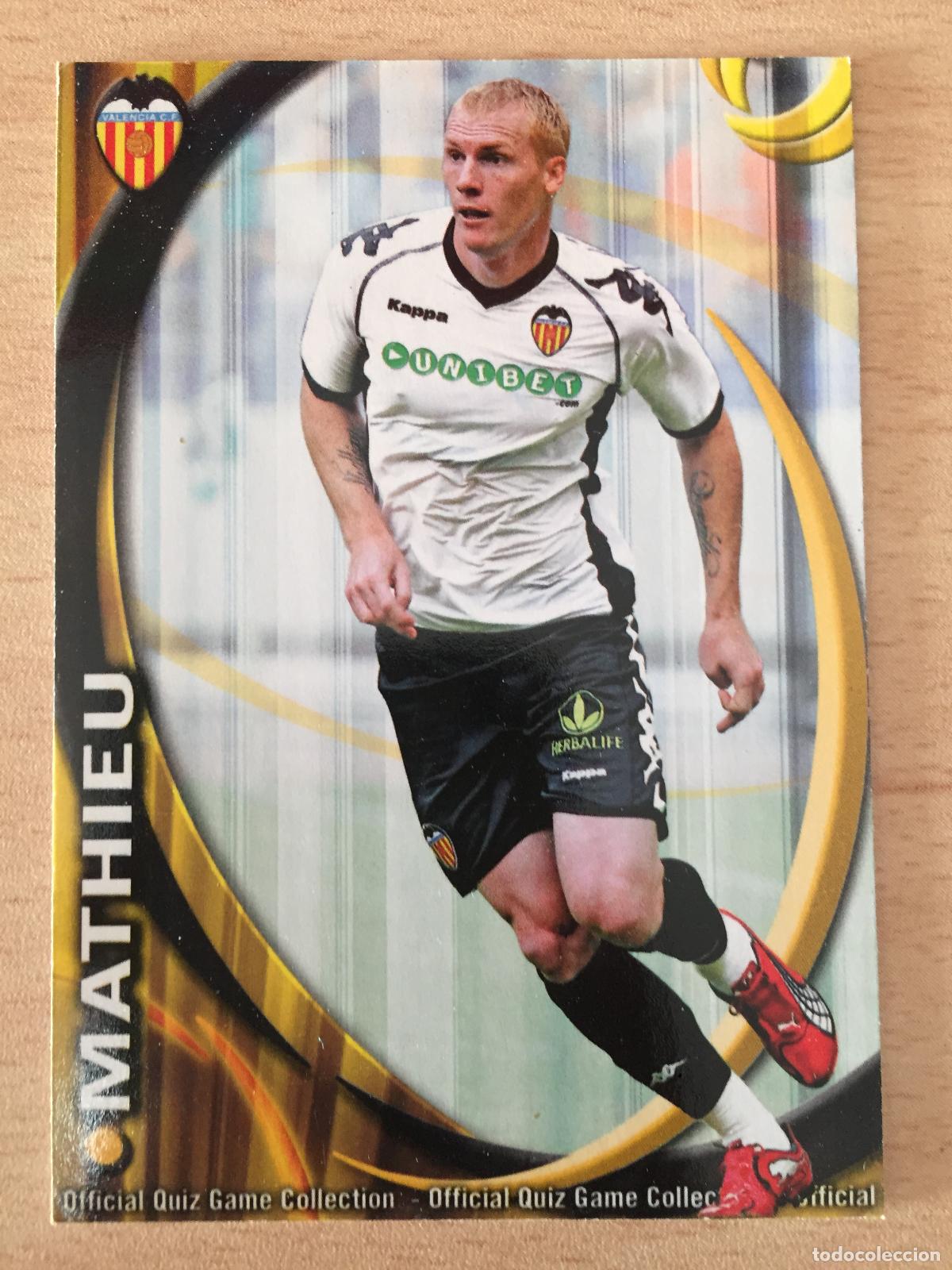 Cromos de f&uacute;tbol: 2010-2011 - 64 MATHIEU - VALENCIA CF - MUNDICROMO - Foto 1