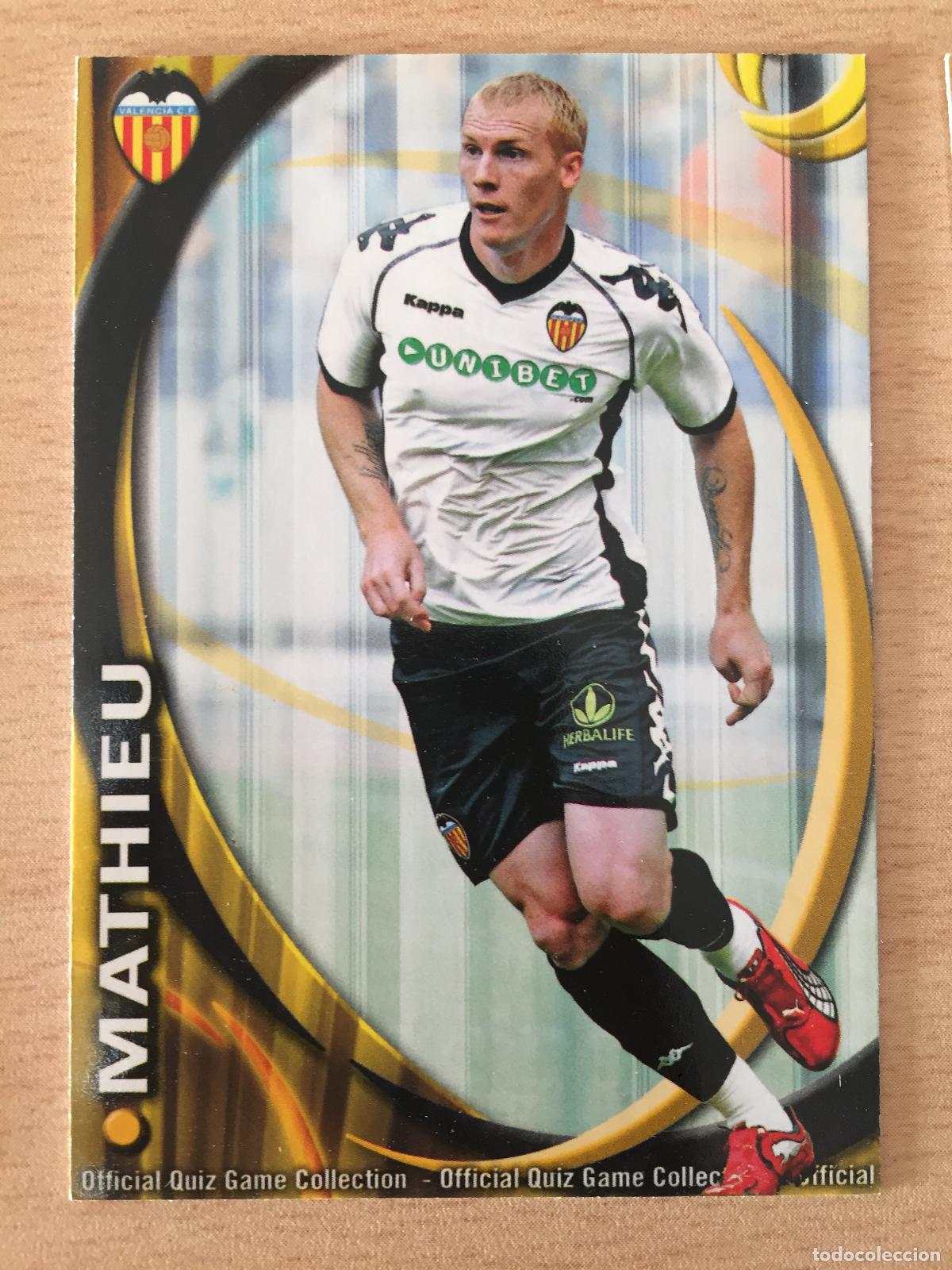 Cromos de f&uacute;tbol: 2010-2011 - 64 MATHIEU - VALENCIA CF - MUNDICROMO - Foto 1