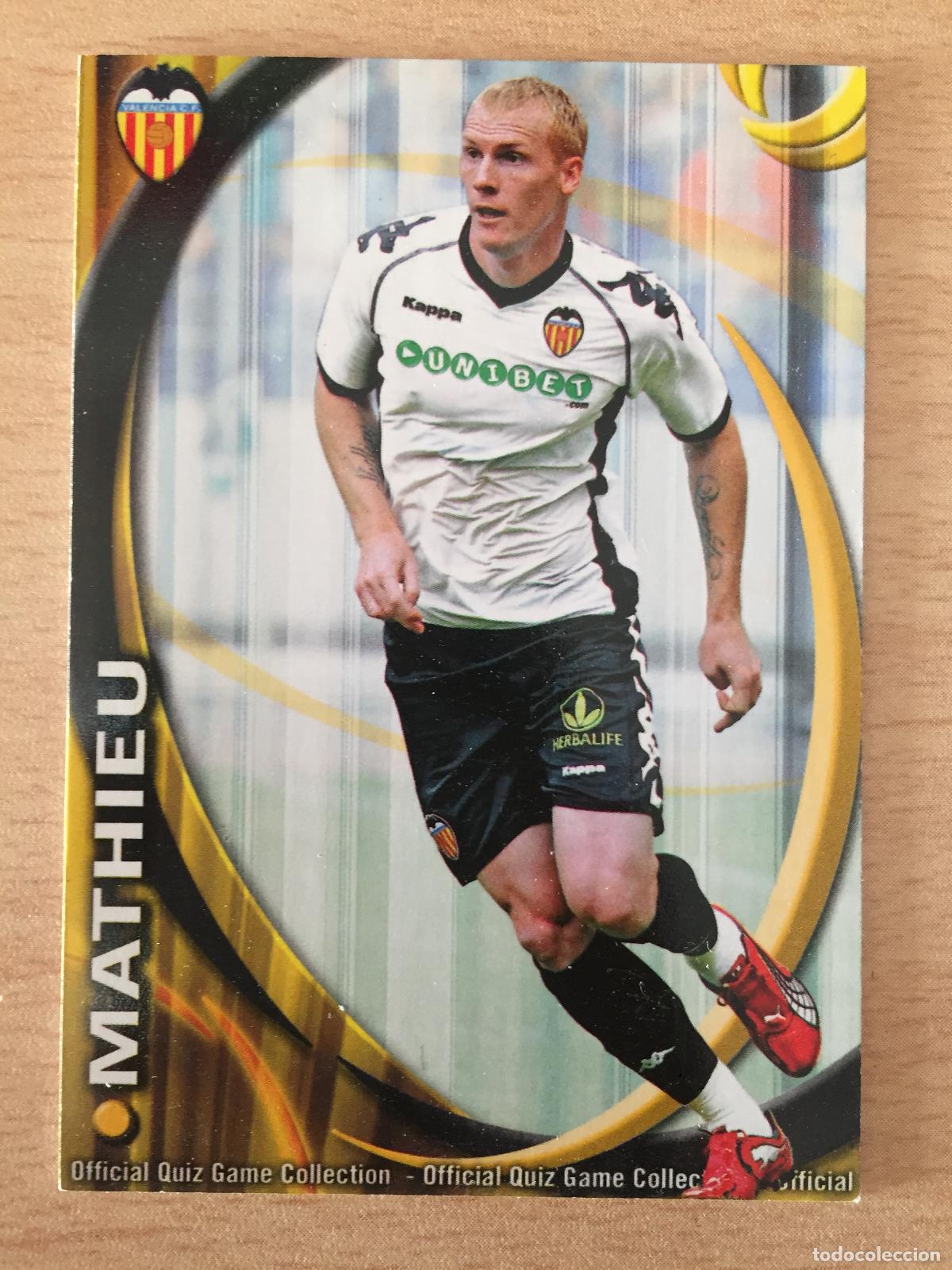 Cromos de f&uacute;tbol: 2010-2011 - 64 MATHIEU - VALENCIA CF - MUNDICROMO - Foto 1