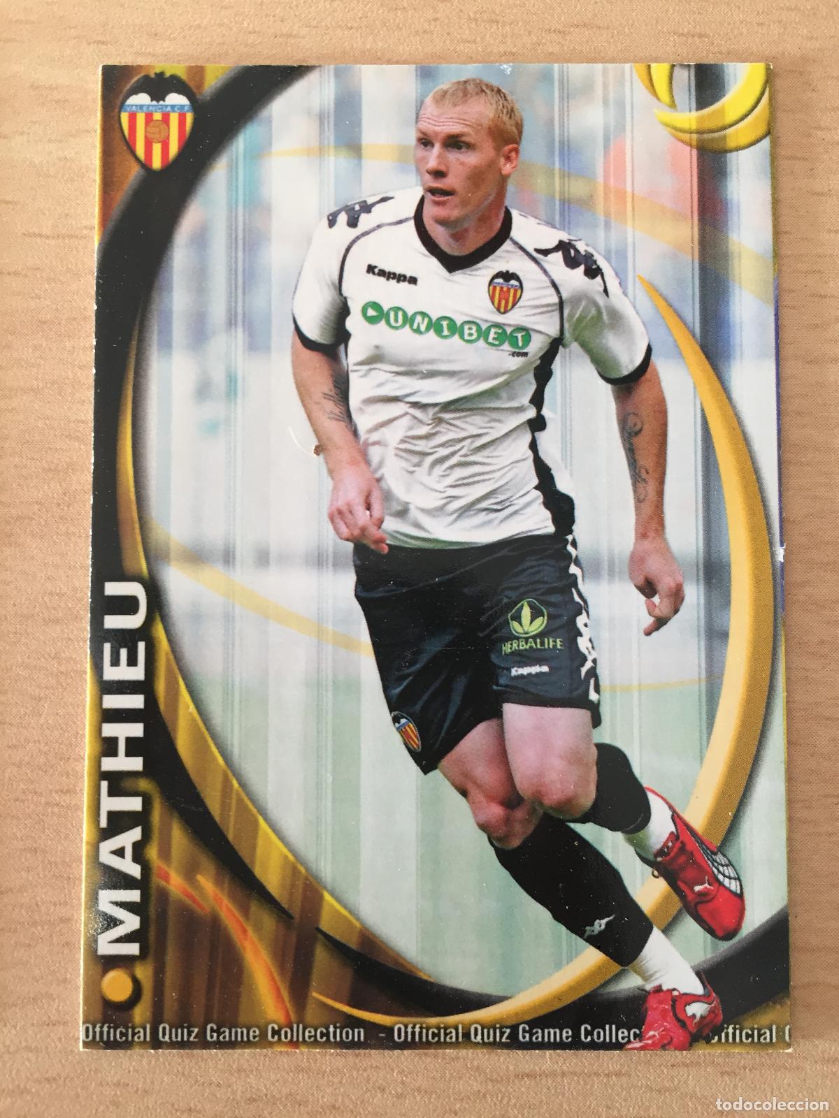 Cromos de f&uacute;tbol: 2010-2011 - 64 MATHIEU - VALENCIA CF - MUNDICROMO - Foto 1