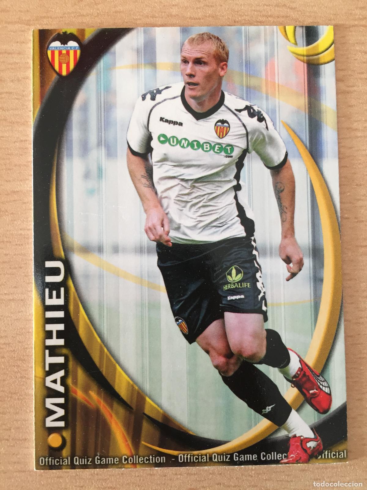 Cromos de f&uacute;tbol: 2010-2011 - 64 MATHIEU - VALENCIA CF - MUNDICROMO - Foto 1
