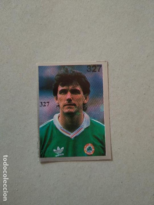 Cromos de F&uacute;tbol: 327 TONY CASCARINO IRLANDA CROMO FUTBOL MUNDIAL 1990 REYAUCA WORLD CUP COPA MUNDO