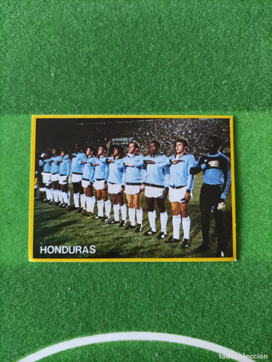 Cromos de F&uacute;tbol: Honduras n&deg; 54 Futbol en acci&oacute;n Mundial 82 Danone Nunca Pegado