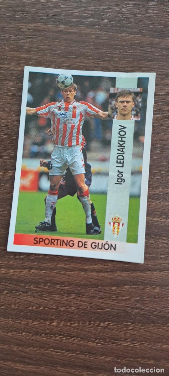 Fu&szlig;ball-Sticker: LEDIAKHOV SPORTING GIJON N&ordm; 284 PANINI 96 97 1996 1997