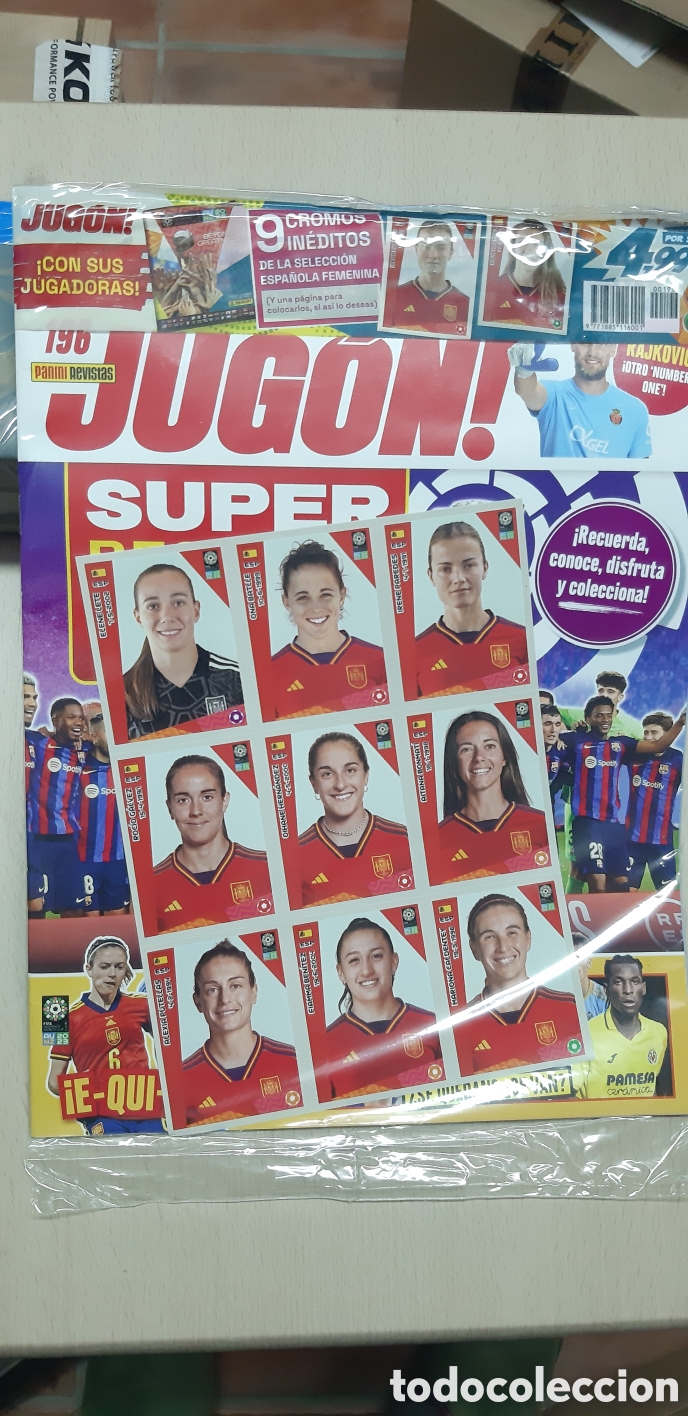 Cromos de f&uacute;tbol: Revista Panini Jugon 196 Completa